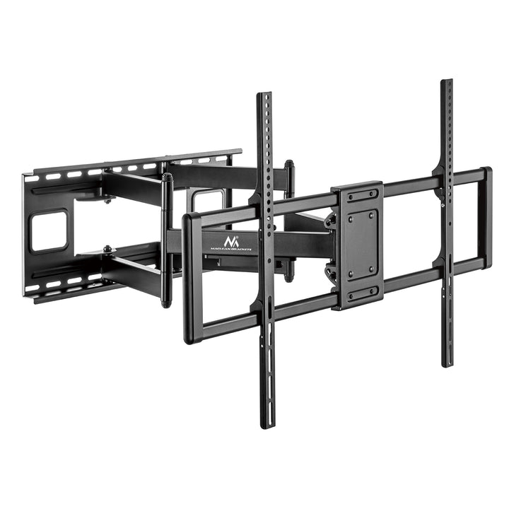 Supporto TV economico Maclean, max VESA900x600, 60-120", 120kg, nero, MC-482