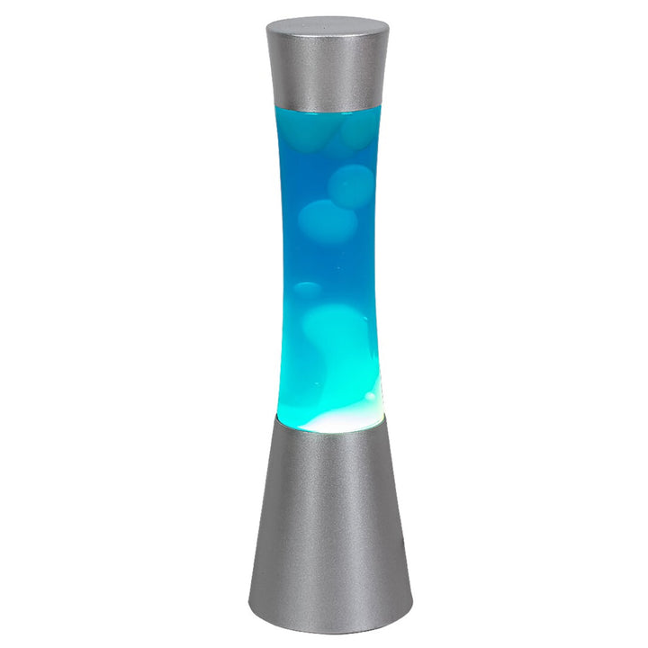 Minka,lavalamp Gy6.35 20W, 39,5 cm blu argento - lampada decorativa