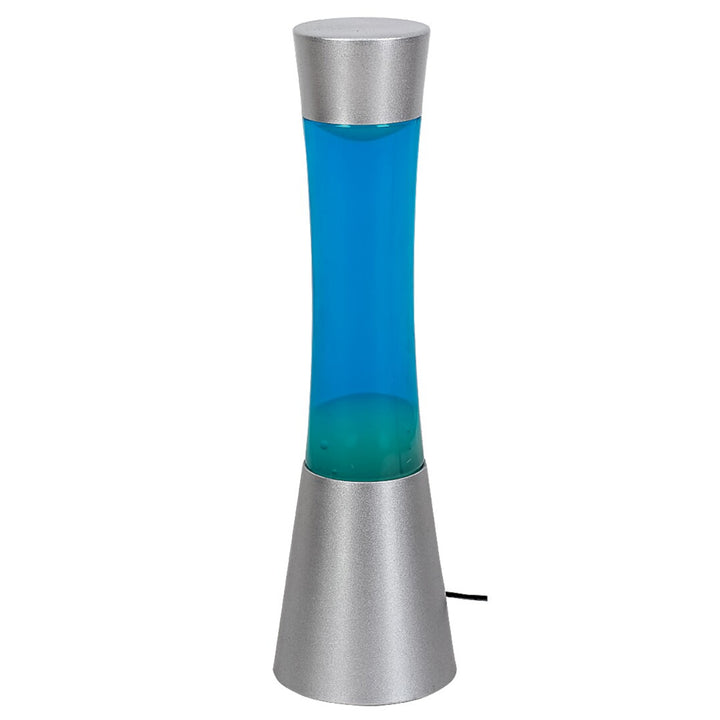 Minka,lavalamp Gy6.35 20W, 39,5 cm blu argento - lampada decorativa