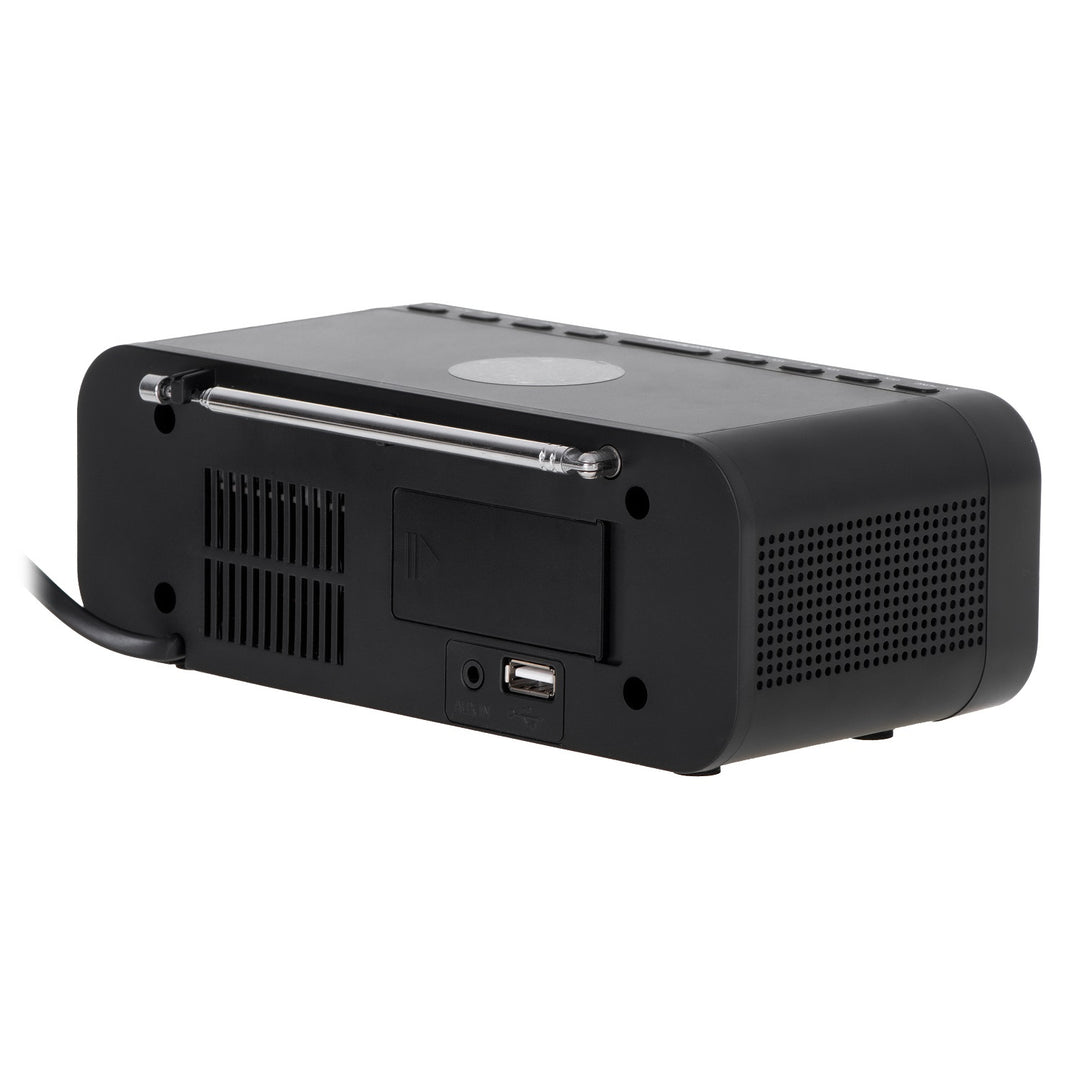 Radiosveglia FM con caricatore wireless e Bluetooth - Adler AD 1192B