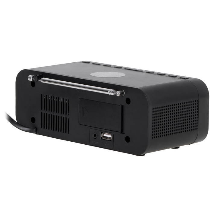 Radiosveglia FM con caricatore wireless e Bluetooth - Adler AD 1192B