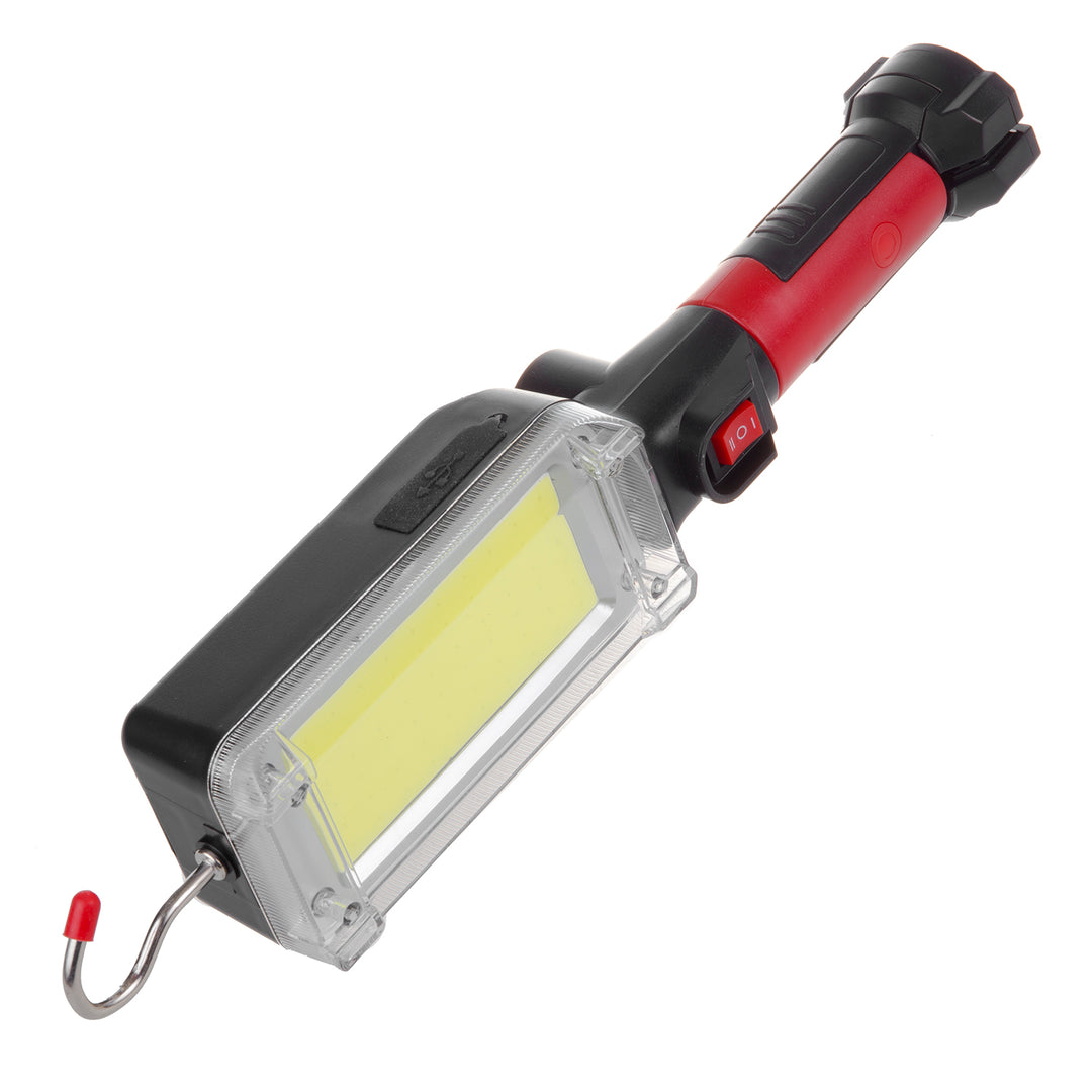 Maclean MCE307 Lampada da officina COB magnetica Maclean, 2x1200mAh, 700lm, USB Type-C/Micro USB, MCE307