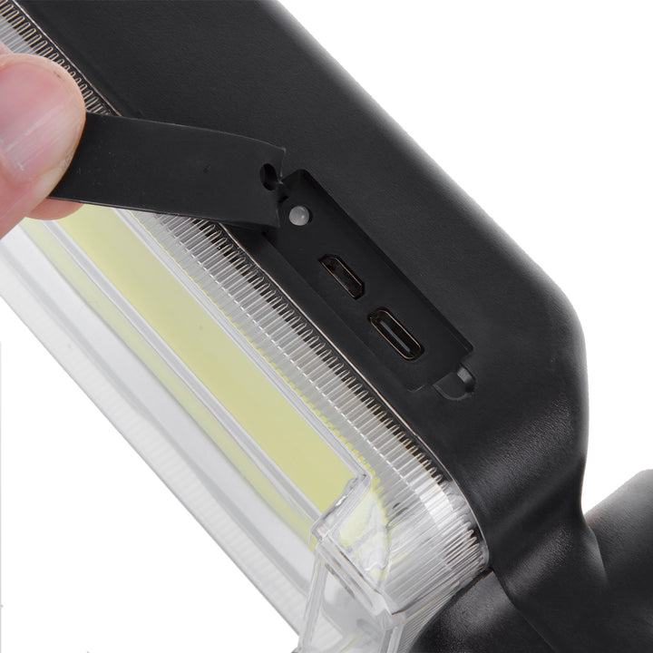 Maclean MCE307 Lampada da officina COB magnetica Maclean, 2x1200mAh, 700lm, USB Type-C/Micro USB, MCE307