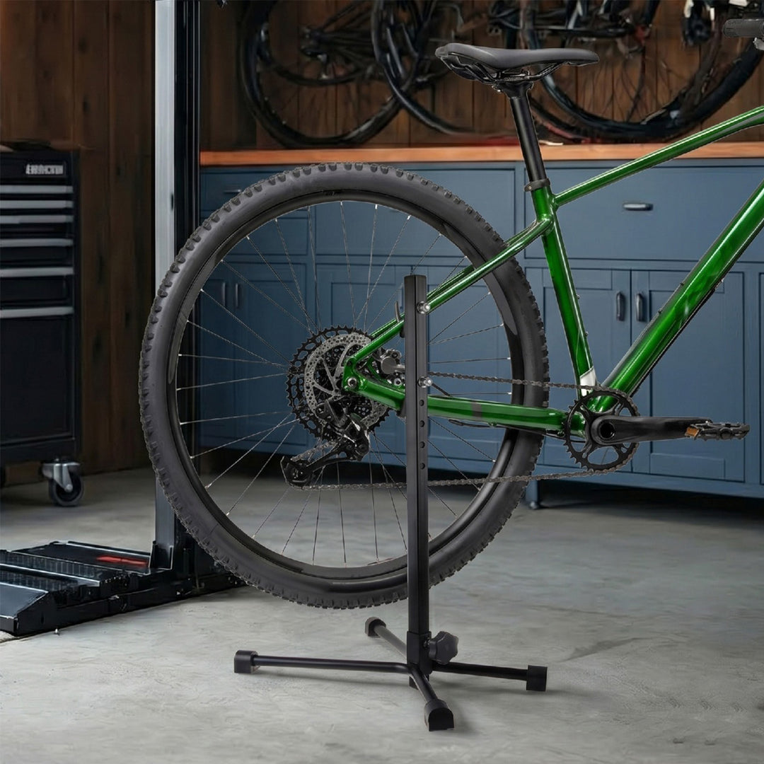 Maclean MC-434 Maniglia di servizio per bicicletta , in acciaio, carico massimo 20 kg, adatta a biciclette MTB con ruote fino a 27,5"
