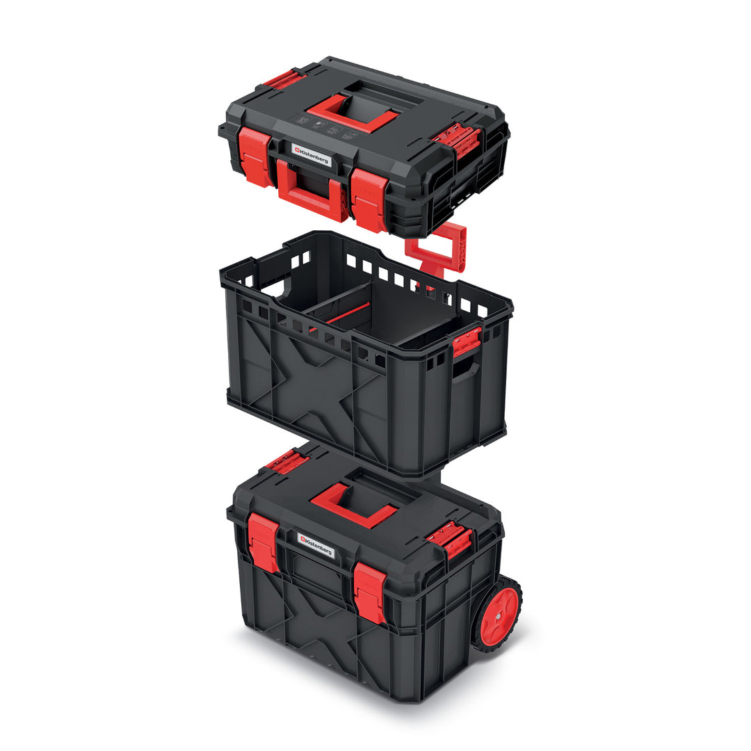 Set di 3 cassette degli attrezzi per blocchi KXBS6040100-S411