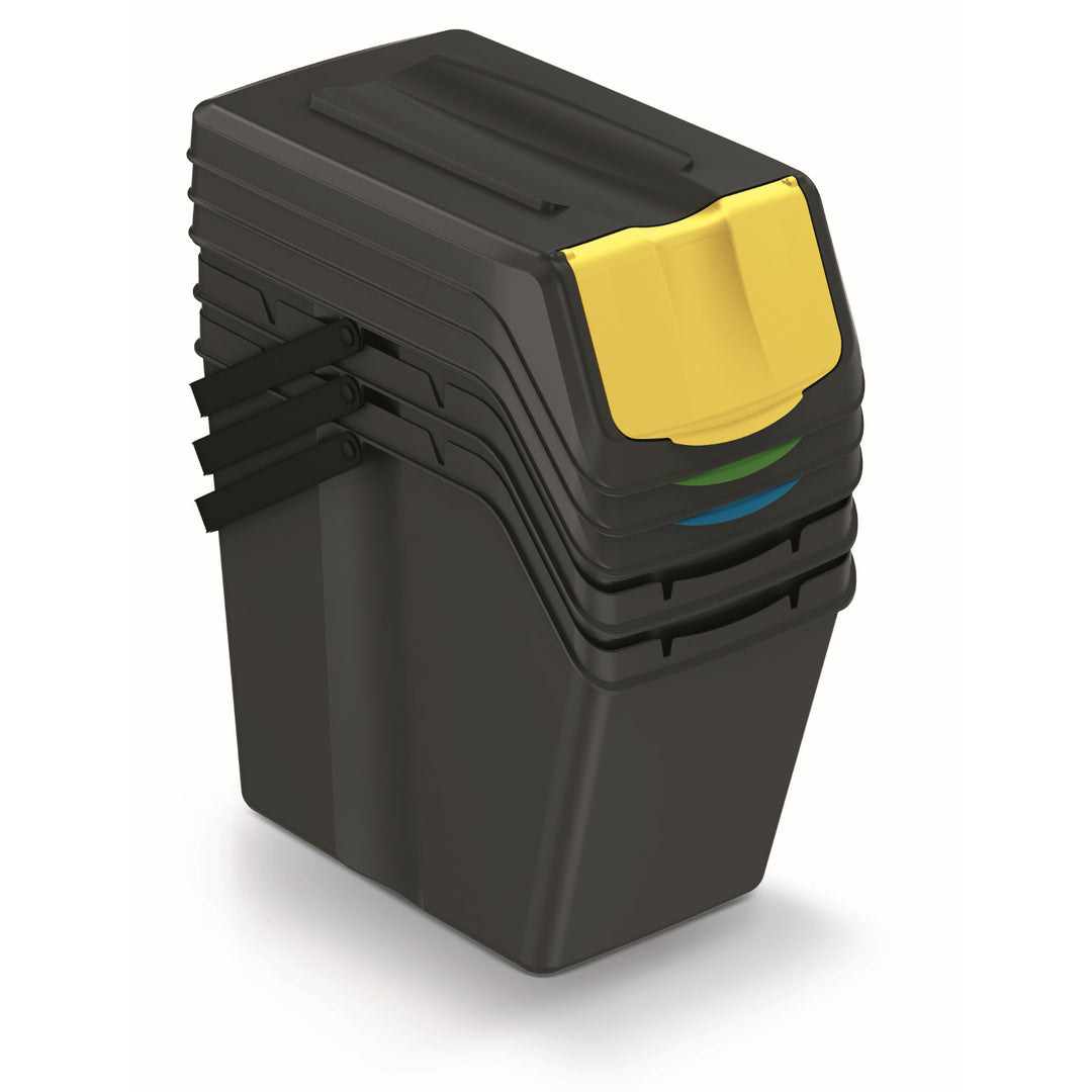 Keden SORTI BOX 3x25l cestino per rifiuti - nero riciclaggio