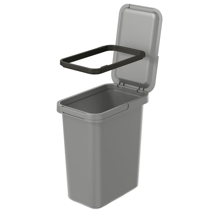 Pattumiera Keden SYSTEMA - Cestino per raccolta difefrenziata grigio 12 litri
