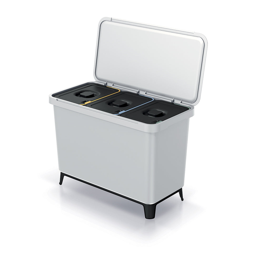 Cestino Keden SYSTEMA - 3x10 grigio cenere