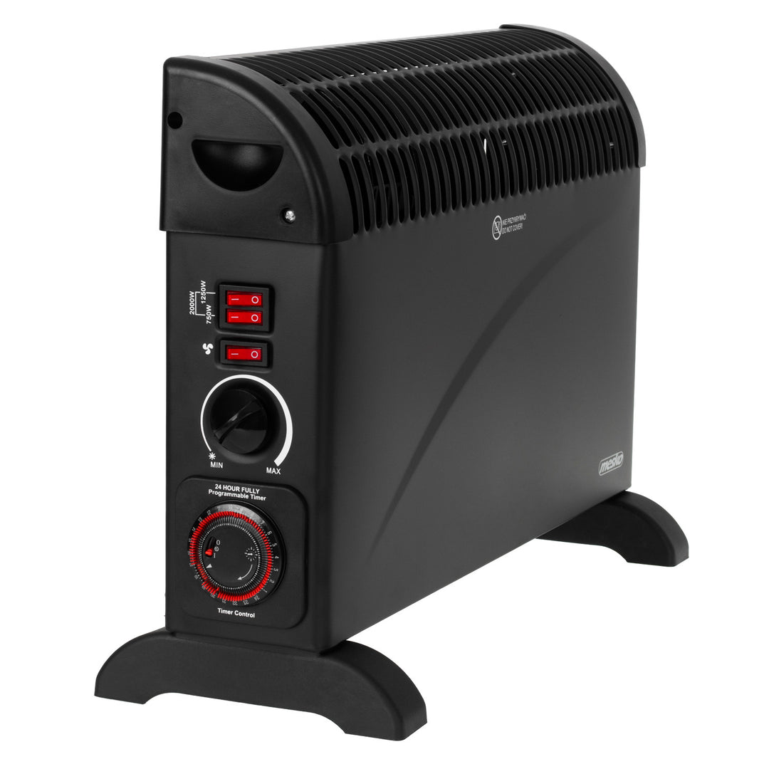 Mesko MS 7741b Riscaldatore elettrico nero Riscaldatore elettrico a convettore 3 livelli