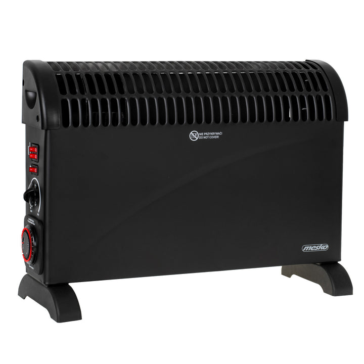 Mesko MS 7741b Riscaldatore elettrico nero Riscaldatore elettrico a convettore 3 livelli