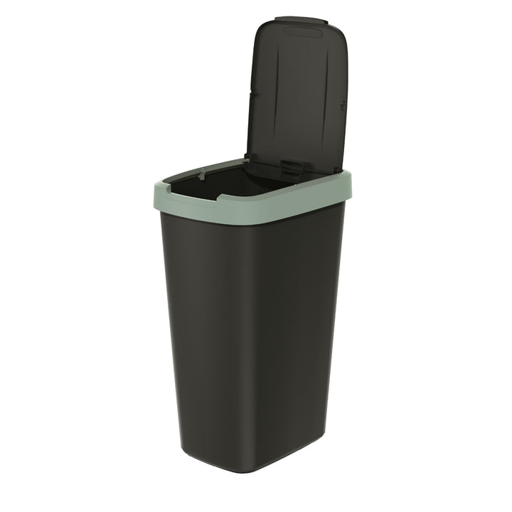 Keden COMPACTA Q Cestino per rifiuti con sportello- verde chiaro 45l