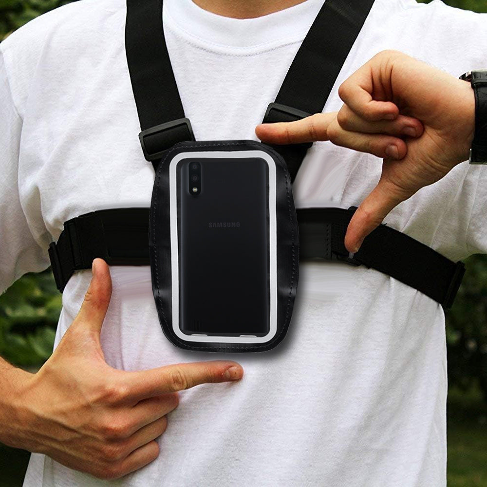 Maclean  MC-446 Bratelle sportive per telefono cellulare Universale per la Corsa Ciclismo  Imbracatura da Petto