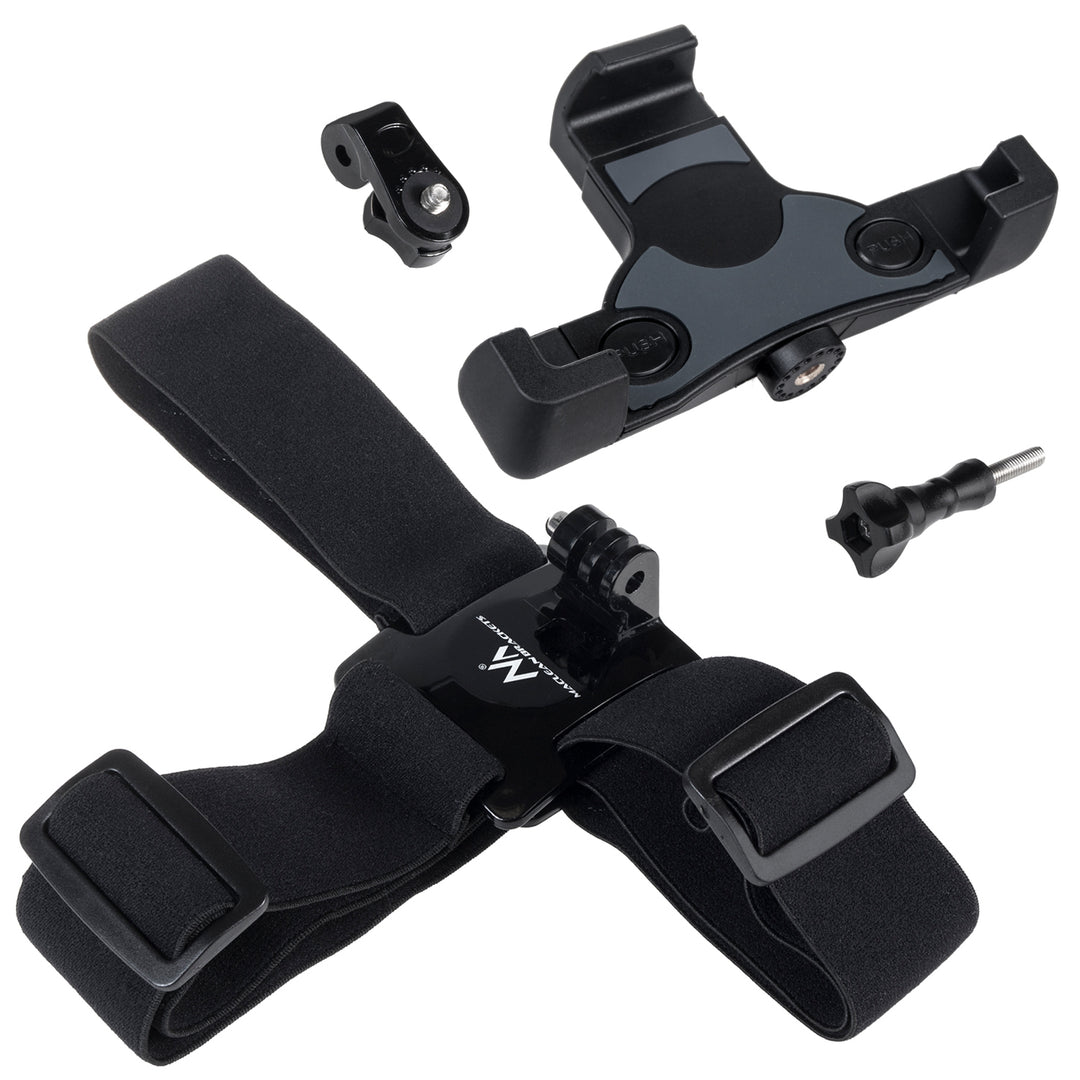 Maclean MC-448 Fascia sportiva Supporto per telefono cellulare, fotocamera, GoPro e altre videocamere Universale