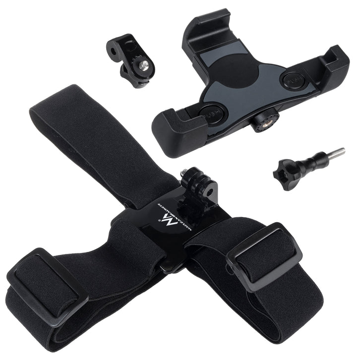 Maclean MC-448 Fascia sportiva Supporto per telefono cellulare, fotocamera, GoPro e altre videocamere Universale