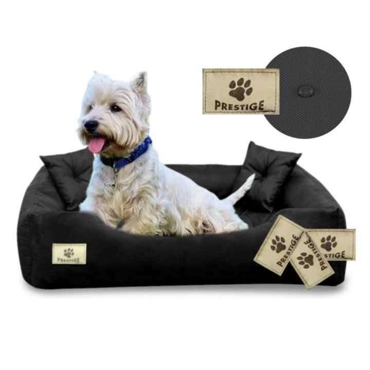 Cuccia per cani e gatti Prestige 60x50 / 75x65 cm nero Letto per animali domestici