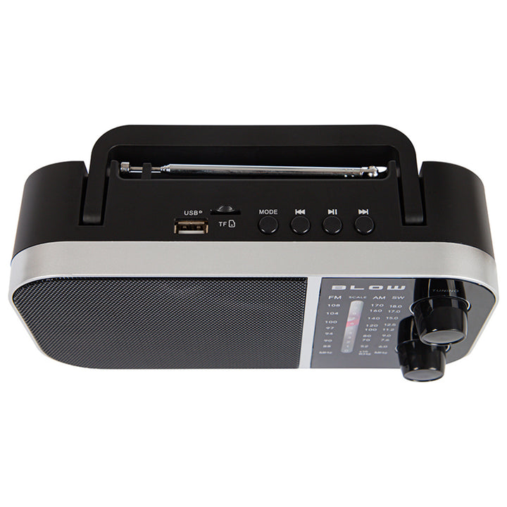 Radio analogica portatile AM/FM RA6 alimentata a batteria e a rete Blow
