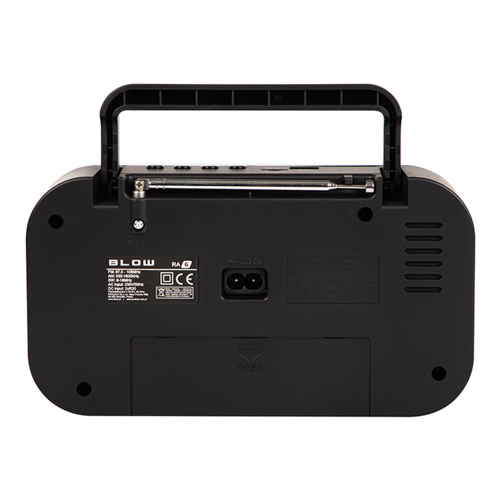 Radio analogica portatile AM/FM RA6 alimentata a batteria e a rete Blow