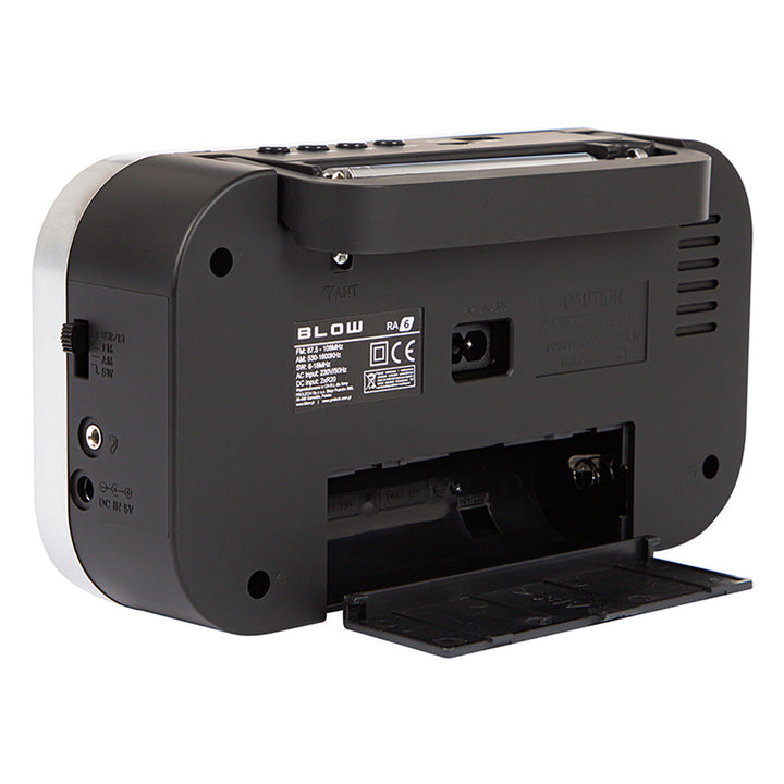 Radio analogica portatile AM/FM RA6 alimentata a batteria e a rete Blow