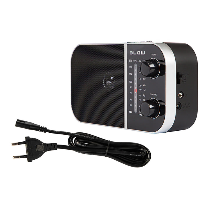 Radio analogica portatile AM/FM RA6 alimentata a batteria e a rete Blow