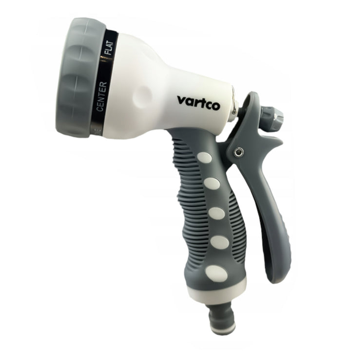 Vartco Light Line LL01-016 Irrigatore a pistola da giardino con 7 funzioni e regolatore di flusso d'acqua Pistola a spruzzo per doccia da giardino Spruzzatore manuale