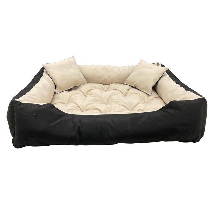 Ecco Letto per cani e gatti con cuscini taglia L Materiale impermeabile in nylon per animali domestici lavabile Dimensioni interne: 100x80 / Dimensioni esterne: 115x95cm