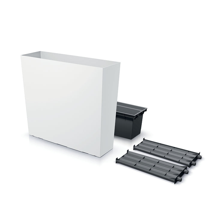 Prosperplast vaso da fiori URBI CASE TOWER DUC800T - colore bianco