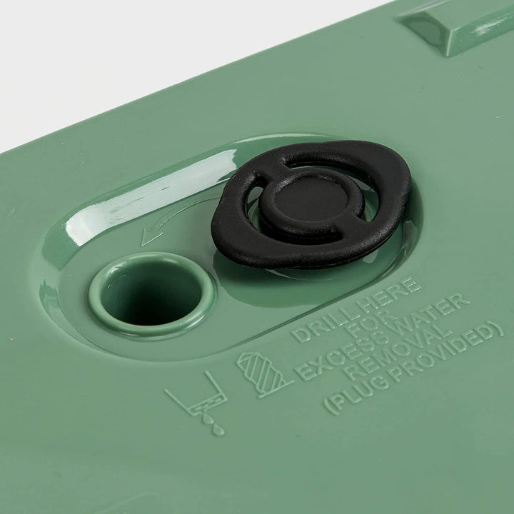 Fioriera Prosperplast Furu Square Low DFS240-5615C - verde