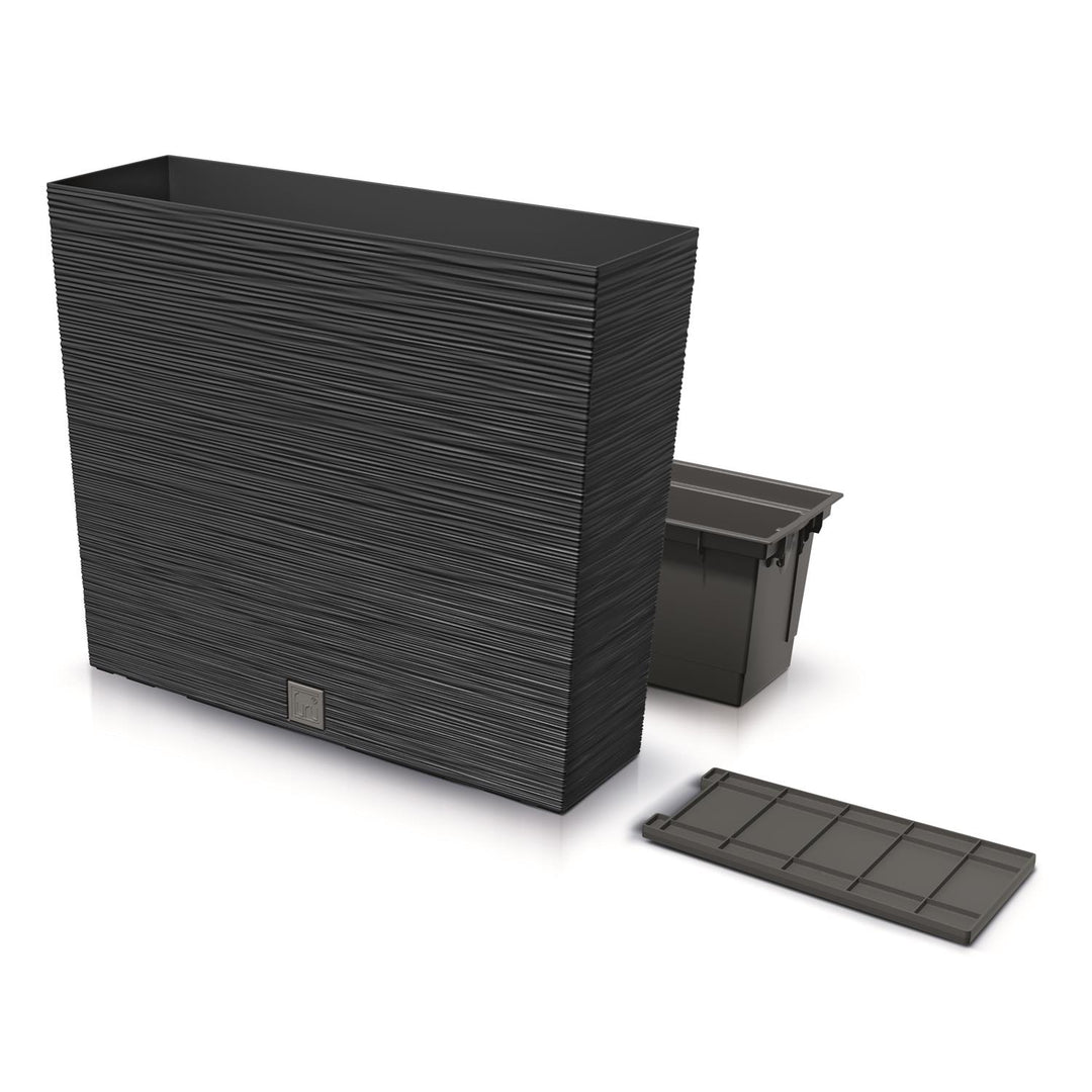 Prosperplast Furu Case T Fioriera con inserto DFC600T-S433 - colore antracite