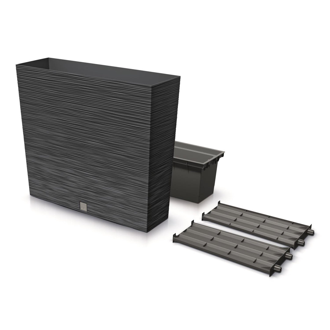 Prosperplast Furu Case T Fioriera con inserto DFC800T-S433 - colore antracite