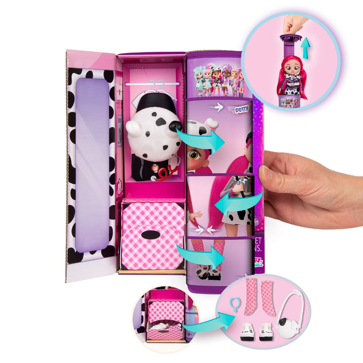Cry Babies BFF Migliori amici per sempre, DOTTY IMC904378 + accessori