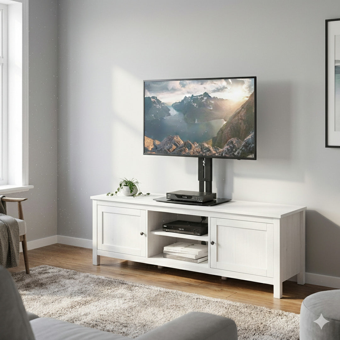 Supporto da parete per TV con mensola Maclean, max. 20 kg, max. VESA 200x200, per TV 15-42", MC-451