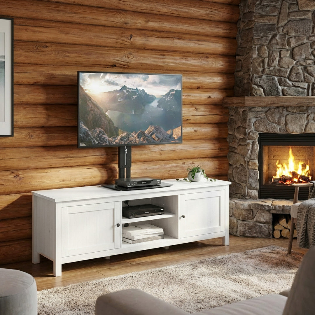 Supporto da parete per TV con mensola Maclean, max. 20 kg, max. VESA 200x200, per TV 15-42", MC-451