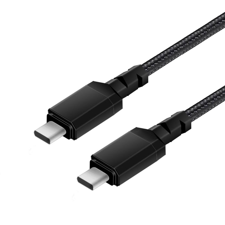Cavo 2 x USB-C 15W Maclean, supporto Carica rapida QC 3.0, trasferimento dati, 3A, , nero, lunghezza 1m, MCE493