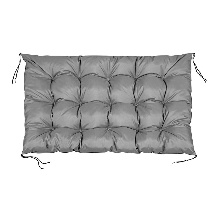 Cuscino impermeabile per pallet da giardino grigio 120x80 cm per panchina di pallet