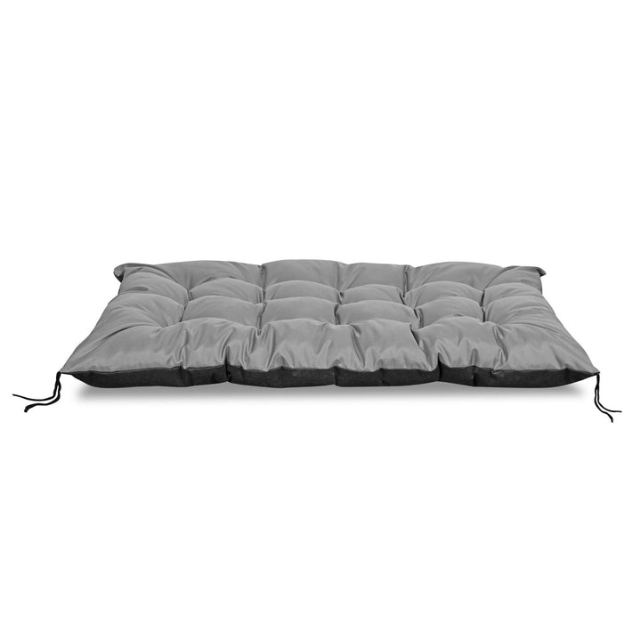Cuscino impermeabile per pallet da giardino grigio 120x80 cm per panchina di pallet