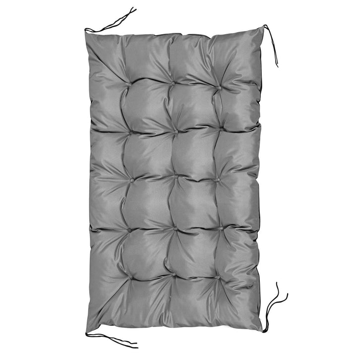 Cuscino impermeabile per pallet da giardino grigio 120x80 cm per panchina di pallet
