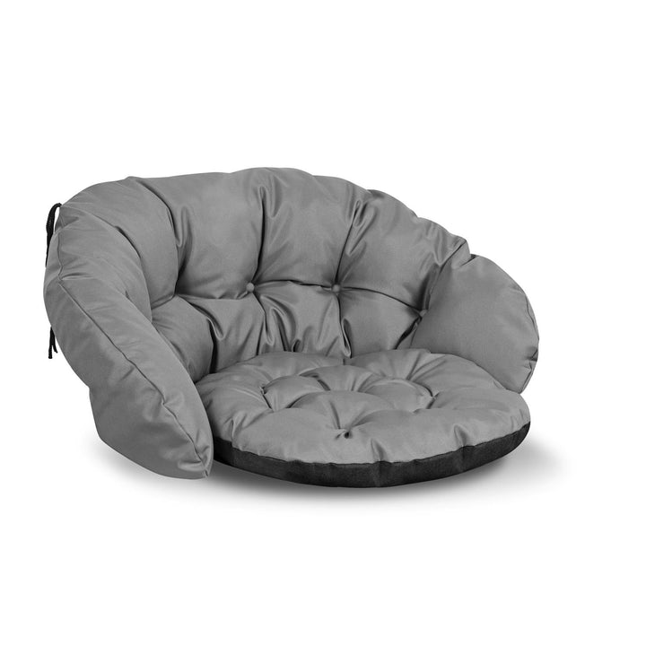 Cuscino per poltrona da giardino, nido di cicogna, grigio 122x40 cm