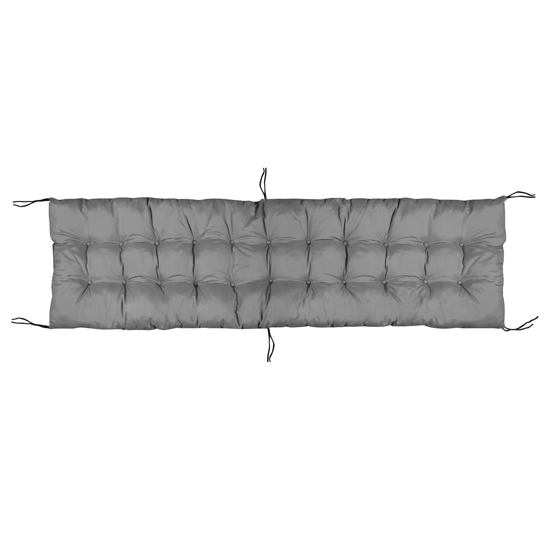 Cuscino in microfibra per sdraio da giardino AIO 165x50 cm grigia