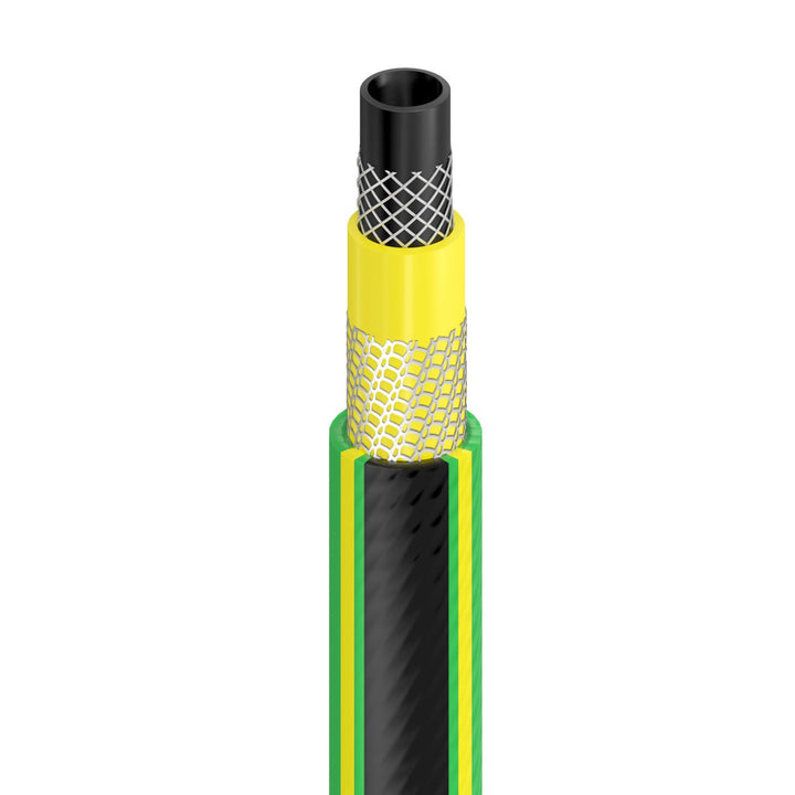Cellfast Green ATS2™ 5 veli Tubo da giardino a doppia treccia con trama incrociata e tricot Resistente alle radiazioni UV e antialghe (3/4" 20 m)