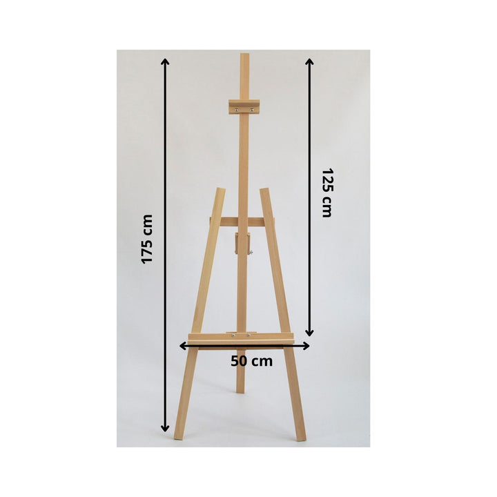 Smol Drew Cavalletto per pittura 175 cm, legno di faggio