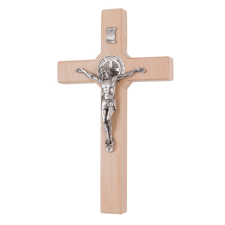 Croce di San Benedetto pendente in legno, colore 22x12x1,8cm