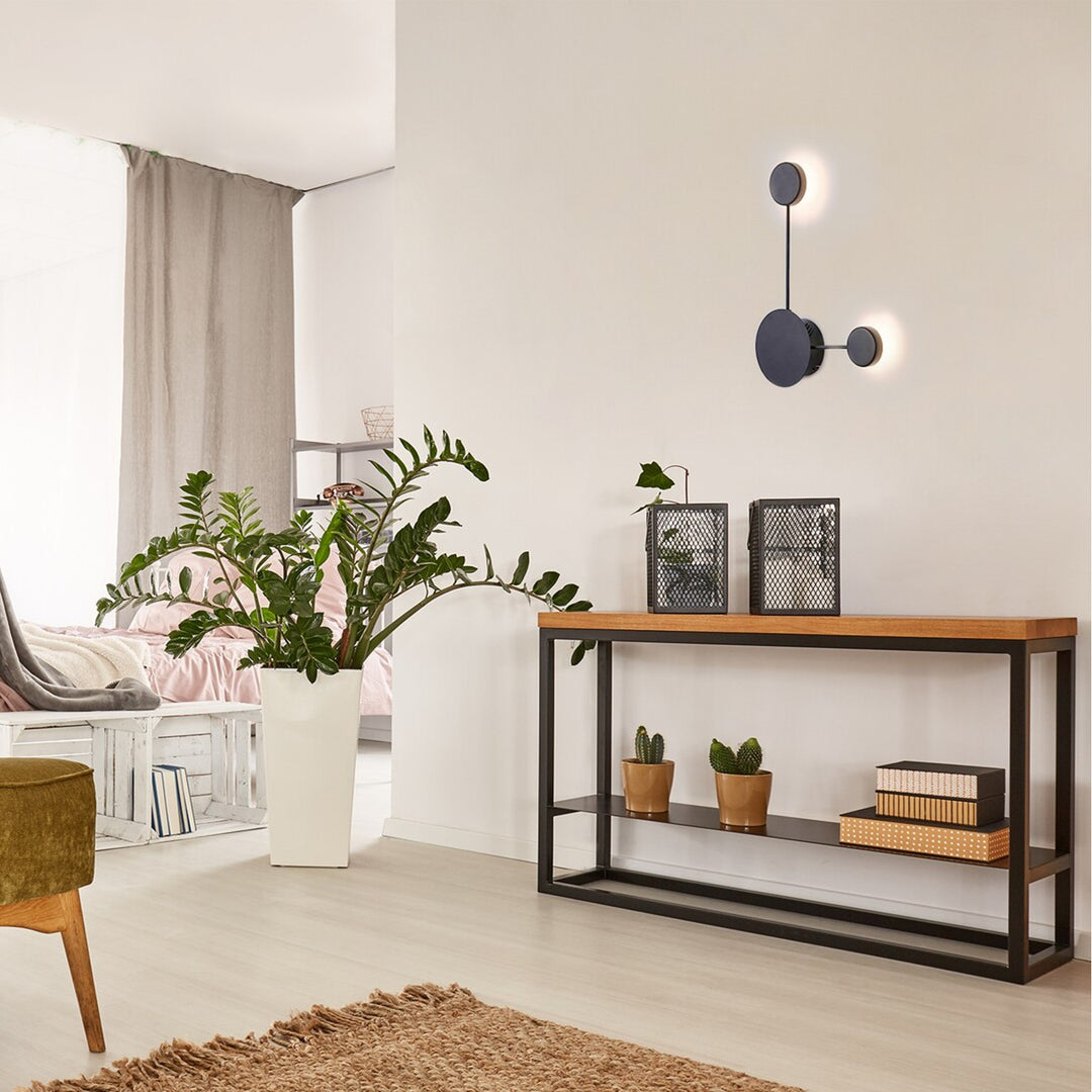 Amadeo LED 7W nero 6258 lampada da parete con temperatura di colore di 4000 K