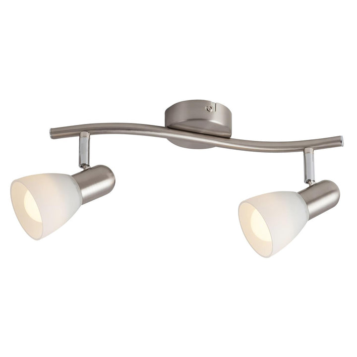 Rabalux Soma cromo satinato Lampada  classica da soffitto a due punti di attacco Bianco IP20