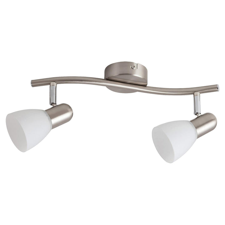 Rabalux Soma cromo satinato Lampada  classica da soffitto a due punti di attacco Bianco IP20