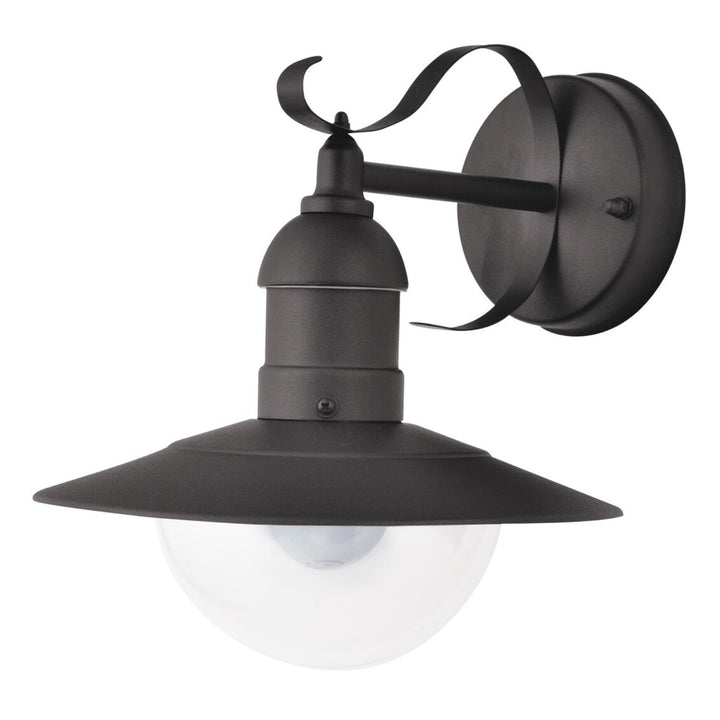 Rabalux Oslo lampada da parete per facciata nera E27 60 W IP43 230 V