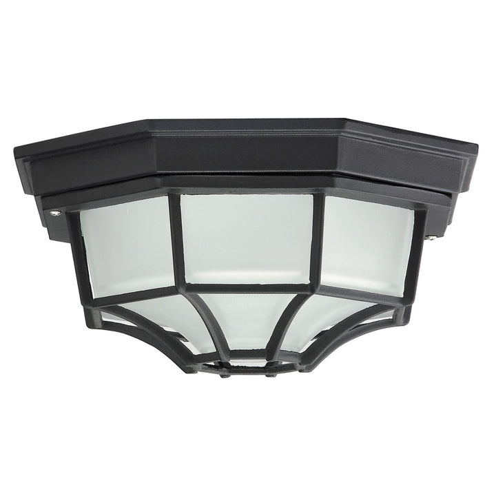 RABALUX MILANO LAMPADA DA SOFFITTO PER ESTERNI 8346 DIFFUSORE IN METALLO E VETRO