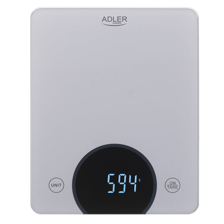 Adler AD 3173s Bilancia da cucina fino a 10 kg LED Dimensioni 20 x 16 cm