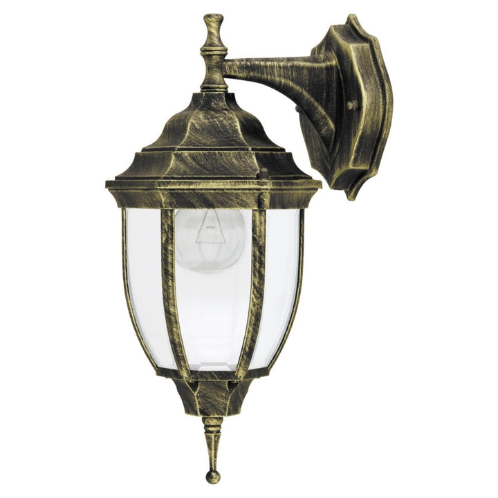 Rabalux Nizza 8451 oro antico E27 60W IP43 lampada da parete. Perfetta per il giardino, la terrazza e non solo.