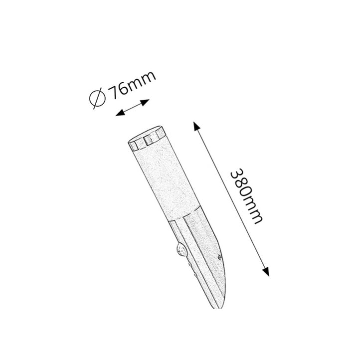 RABALUX INOX TORCH 8266 LAMPADA DA PARETE PER ESTERNI CON RILEVATORE DI MOVIMENTO