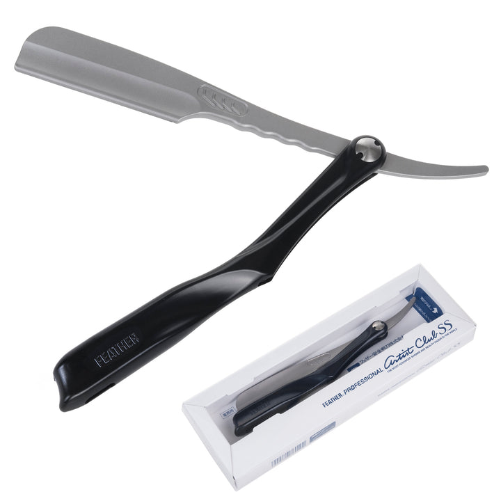 Rasoio Shavette Feather Professional Artist Club Black ACS-RB